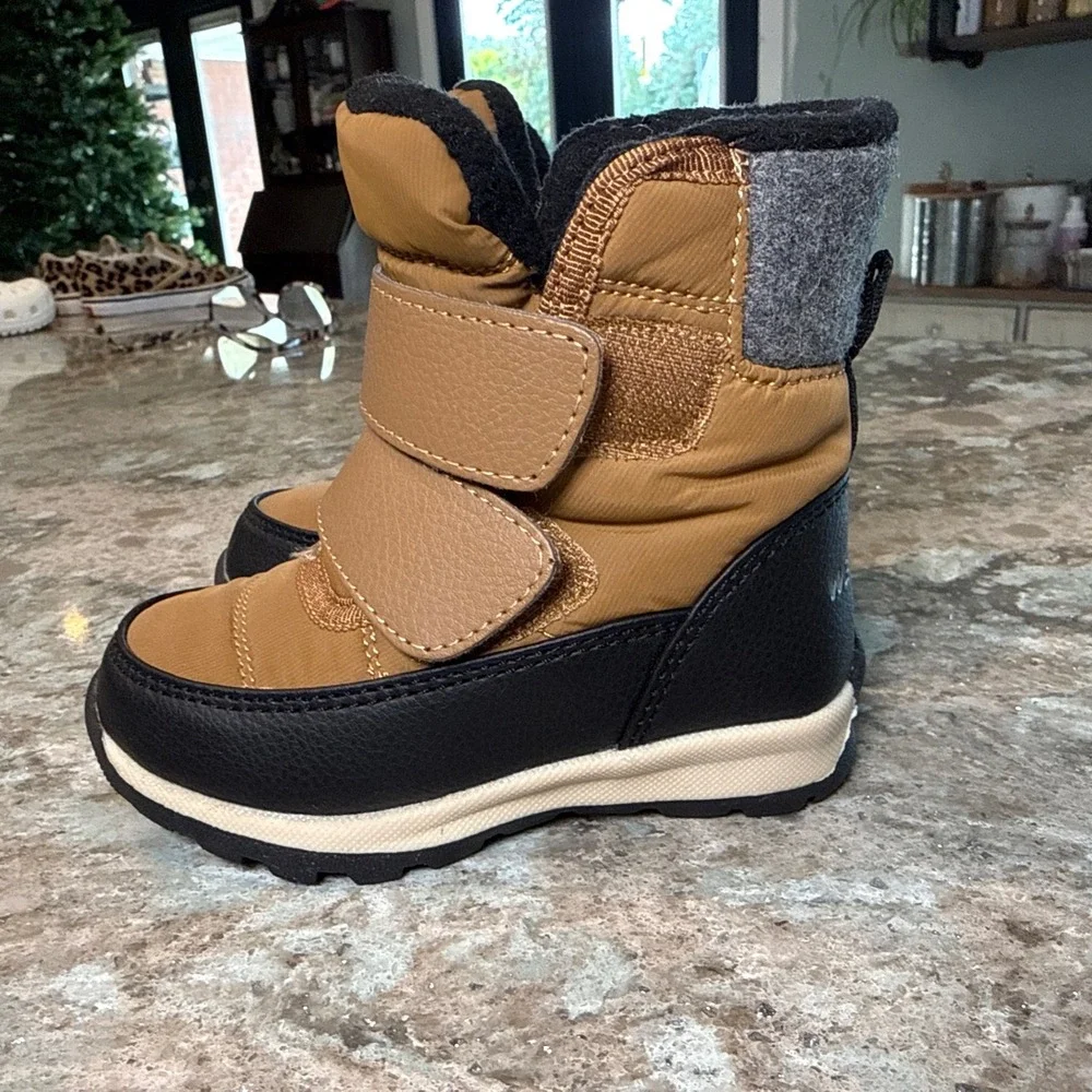 Weestep Toddler Snow Waterproof Boots Size 6 ‎ Brown Skiing Snowboarding Winter